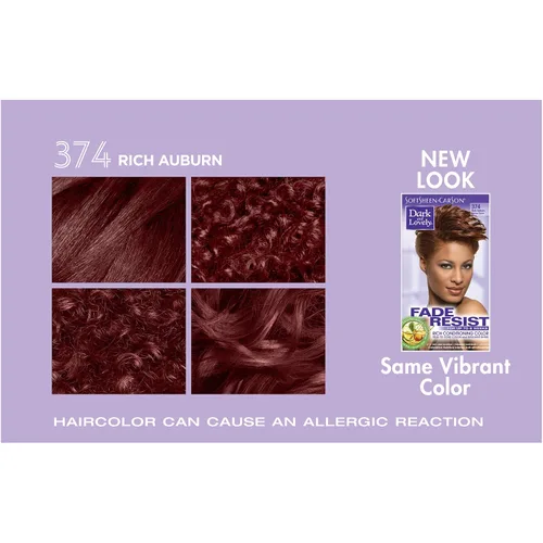 Miniatura 14 de SoftSheen-Carson Dark and Lovely Fade Resist - Tinte permanente y acondicionador para el cabello, de color intenso, cubre hasta el 100% de las Rich