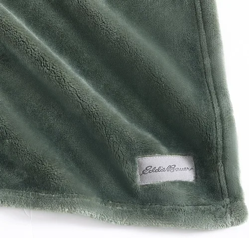 Miniatura 7 de Eddie Bauer - Manta, ropa de cama reversible de sherpa súper suave y forro polar cepillado, mantas para sofá, ideal para descansar