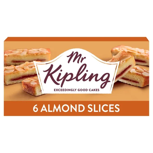 Miniatura 3 de Mr Kipling Caja de rebanadas de almendra de 6 x 6 paquetes