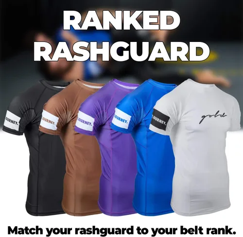 Miniatura 5 de Gold BJJ Foundation Rash Guard - Rashguard de Jiu Jitsu sin Gi y Gi