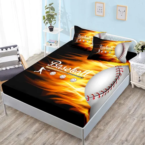 Miniatura 21 de HOSIMA Juego de ropa de cama, sábanas de microfibra de bolsillo profundo tamaño Queen de 61"×81" con 2 fundas de almohada, ropa de cama