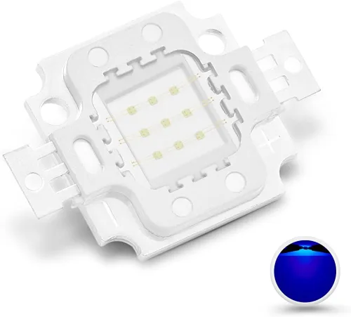 Miniatura 13 de CHANZON Foco LED de alta potencia de 10W con chip infrarrojo (IR 850nm / Entrada 900mA / DC 5V - 6V / 10 vatios) SMD COB Diodo emisor de luz para O)