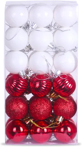 Miniatura 41 de Bolas de Navidad Grandes de 3.2" en Azul Bebé - Adornos para Árbol de Navidad, Bolas Colgantes Inastillables para Cumpleaños, Halloween, Boda