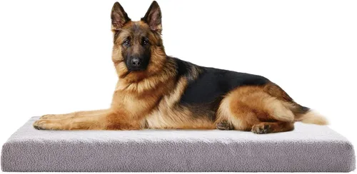 Miniatura 12 de WATANIYA PET Cama grande de espuma viscoelástica para perros, cama ortopédica para perros con espuma de gel refrescante, forro impermeable y funda