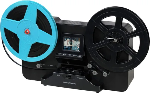 Miniatura 10 de Magnasonic Escáner de película súper todo en uno de 8/0.315 in, convierte la película en video digital, escanea carretes de película Super 8/0.315