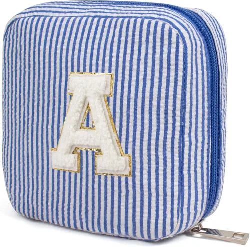 Miniatura 10 de KOTORA Bolsa de Maquillaje Inicial, Bolsa de Viaje de Artículos de Aseo, Bolsa de Maquillaje Transparente, Bolsas de Cosméticos Organizadoras