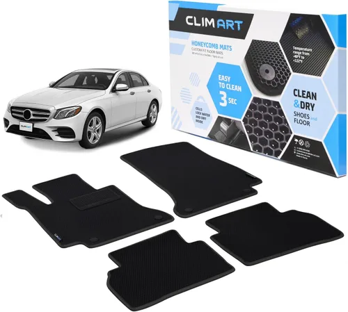 Miniatura 20 de CLIM ART Honeycomb FL051417021 - Alfombrillas de automóvil de ajuste personalizado para Honda CR-V 2017-2021, primera y 2ª fila, alfombrillas