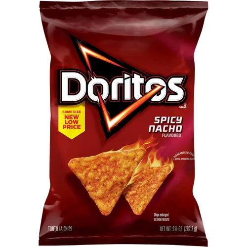 Miniatura 17 de Doritos Chips de tortilla saborizados, nacho picante, 42 onzas (paquete de 4)
