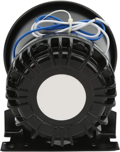 Miniatura 7 de FOUF Bocina de sirena de coche, alarma de advertencia de automóvil, sirena de policía de automóvil, altavoz de cono redondo negro de metal, sirena
