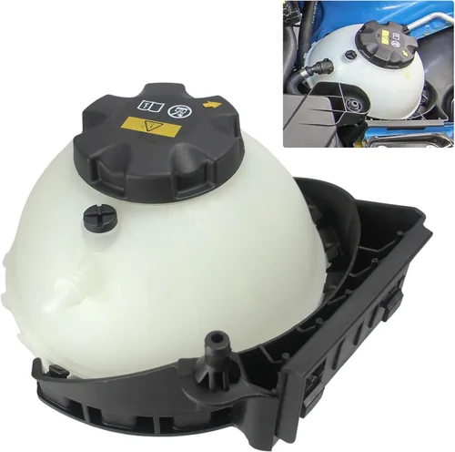 Depósito de refrigerante del motor con sensor y tapa - Compatible con BMW 2012-2019 120i, 220i, 228i, 320i, 328i, 420i, 428i, 520i L4 2.0L |