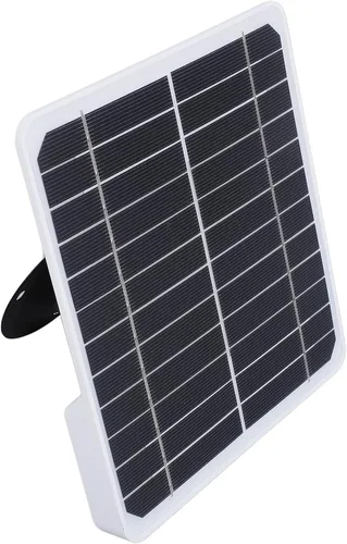 Miniatura 9 de AUNMAS Panel solar monocristalino de 20 W para cámara de seguridad al aire libre, 5 V, impermeable, ajustable, montaje en pared con cable de 9.8 pies