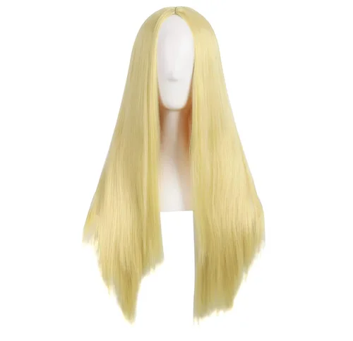 Miniatura 28 de MapofBeauty - Peluca larga y lacia natural especial para mujer de 28 pulgadas/70 cm (marrón)