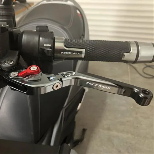 Miniatura 5 de para Yamaha para Xmax 300 para Techmax para X-MAX 125 300 2020 2022 Manetas de freno de embrague con bloqueo de estacionamiento (color negro y azul)