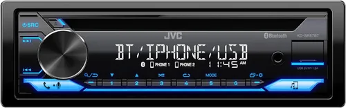 Miniatura 6 de JVC KW-SX88BT estéreo de coche Bluetooth de doble DIN con receptor multimedia digital y chasis poco profundo, pantalla de color variable, USB