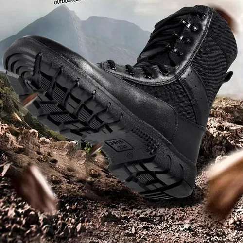 Miniatura 3 de Botas tácticas para hombre, botas de combate ligeras, botas de trabajo duraderas, botas de desierto