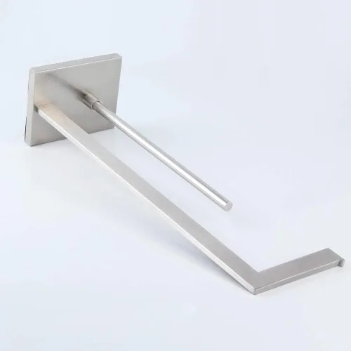 Miniatura 7 de GERZWY Soporte de papel higiénico de pie con reserva, SUS 304 acero inoxidable Lavatory Tissue Roll Holder Floor Stand Storage Brushed Finish