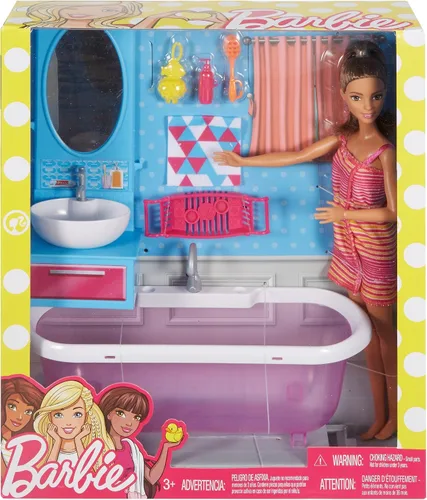 Miniatura 6 de Barbie Muñeca y Muebles