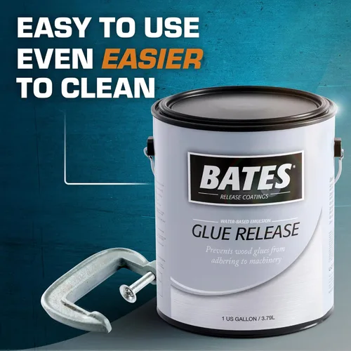 Miniatura 2 de Bates Glue Release & Boothcoating - Un revestimiento temporal de emulsión a base de agua para la industria de la carpintería que permite que