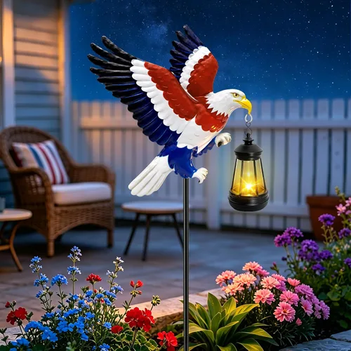 Miniatura 7 de Luces solares de colibrí para decoración al aire libre, estacas de colibrí con luces solares, regalos de cumpleaños para el día de la madre, luces