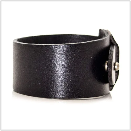 Miniatura 4 de Pulsera de cuero ancha con hebilla de aleación punk