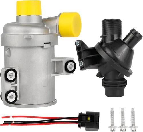 Miniatura 19 de Bomba de agua de motor eléctrico compatible con BMW 328i/328i xDrive 528i/528i xDrive 128i X3 X5 X1 Z4 2007-2016 N51/N52/N52N 3.0L aspirado