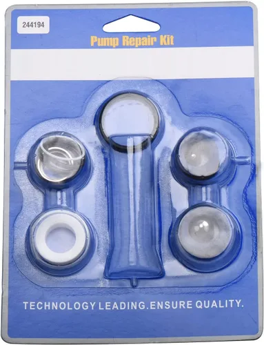 244194 Kit de embalaje de reparación de bomba compatible con pulverizador de pintura sin aire Graco 210 230 295 390 395 490 495 595 3400
