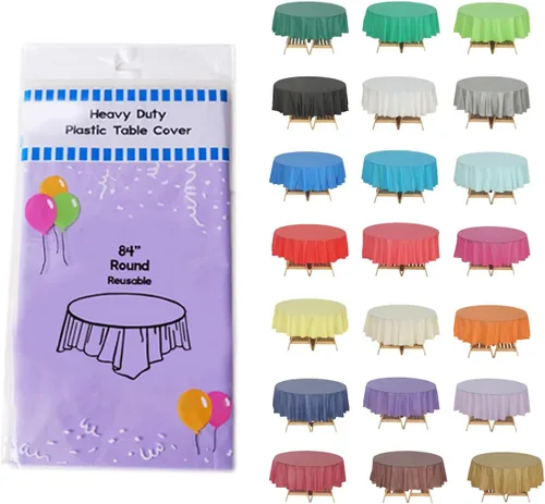 Miniatura 14 de Evershine - Mantel de plástico resistente (reutilizable, 12 unidades)