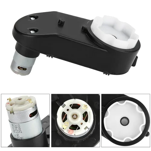Miniatura 2 de Piezas de repuesto de juguete de caja de cambios de motor eléctrico universal RS390 para automóviles de niños (12 V 20000 RPM)