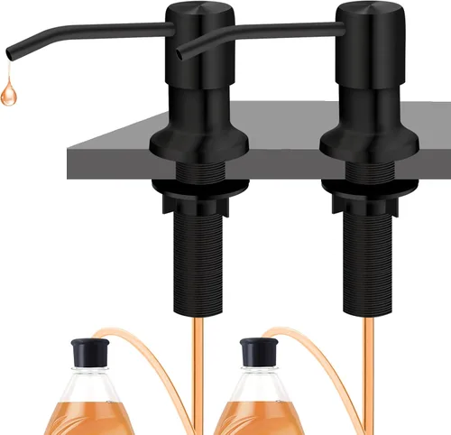 Dispensador de jabón para fregadero, dispensador de jabón para fregadero Kichen, kit de tubo de extensión de 47 pulgadas, bomba dispensadora de
