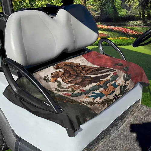 Miniatura 23 de AFPANQZ Toalla personalizada para cubierta de asiento de carrito de golf, añade tu texto, imagen, logotipo, nombre, protector de asiento de carrito