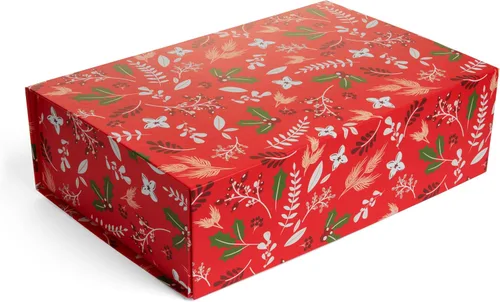 Miniatura 15 de Caja de regalo de recuerdo de lujo, paquete de 3 cajas decorativas florales rosas con tapas magnéticas para regalos, caja de recuerdos de boda