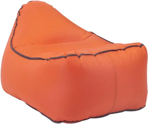 Miniatura 8 de Silla inflable, pequeño sofá inflable individual, tumbona plegable, sofá de aire portátil para estar en interiores, tienda de campaña, actividades