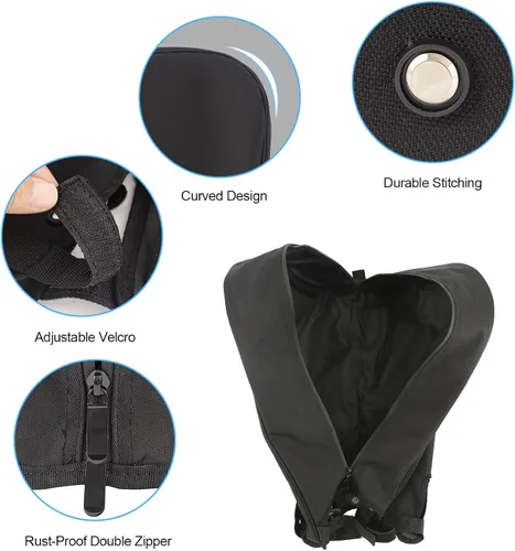 Miniatura 3 de Funda impermeable para bolsa de golf, cubierta de lluvia para bolsa de golf, cubierta de lluvia para bolsa de golf, se adapta a casi todas