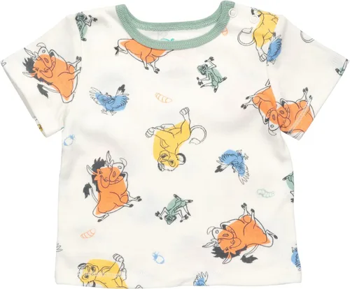 Miniatura 5 de Disney Conjunto de 3 piezas de overoles cortos de rizo francés para bebé, camiseta y sombrero, tallas de recién nacido a bebé (0-24 meses)