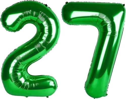 Miniatura 226 de Globo de cumpleaños número 4 dorado de 40 pulgadas, globos gigantes del número cuatro 14 24 34 40 44 2024, globos grandes de lámina de mylar para Oro