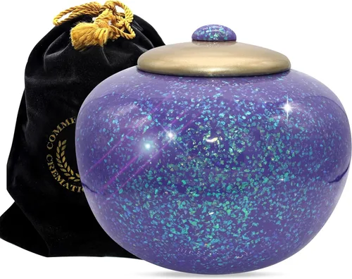 Miniatura 24 de Commemorative Cremation Urns for Human Ashes Adulto Hombre y Mujer – Urnas de cremación personalizadas decorativas bellamente hechas a mano