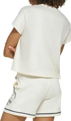 Miniatura 3 de Tommy Hilfiger Camiseta de manga corta estampada en el pecho para mujer