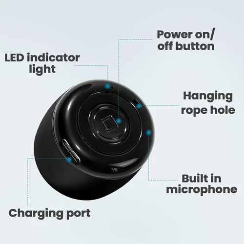 Miniatura 5 de El mejor mini altavoz Bluetooth portátil con sonido HD y graves I Los altavoces inalámbricos Bluetooth más pequeños para teléfono/PC/tableta I foto