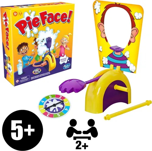 Miniatura 7 de Hasbro Gaming Juego de cara de pastel Juego de mesa familiar de crema batida para niños A partir de 5 años para 2 o más jugadores
