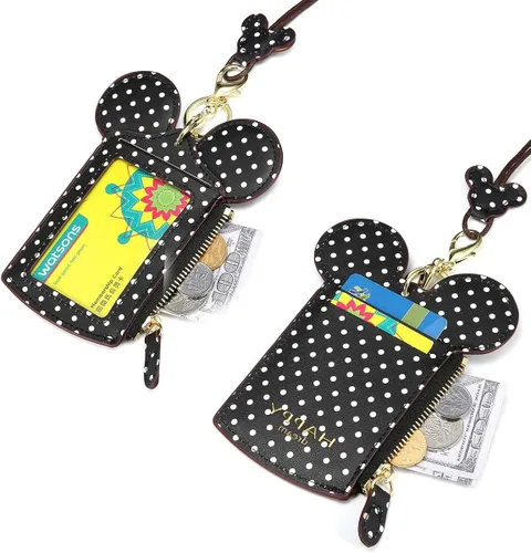 Miniatura 3 de JOSEKO Cartera con forma de animal para mujer, con forma de cuello, con forma de lunares, monedero
