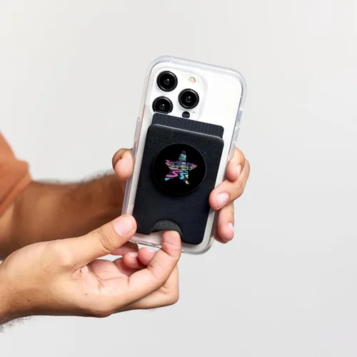 Miniatura 5 de Retro Boombox Star - Vintage 80s Style PopSockets Adhesive PopGrip