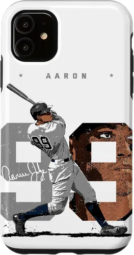 Miniatura 8 de Aaron Judge Number Portrait Baj New York MLBPA - Carcasa para iPhone 17
