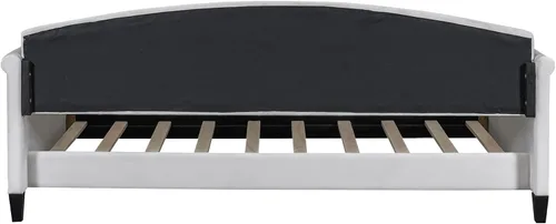 Miniatura 7 de Merax - Sofá cama de tamaño doble moderno de lujo con botones capitoné, marco de sofá cama de tamaño doble tapizado, sofá cama para dormitorio, sala