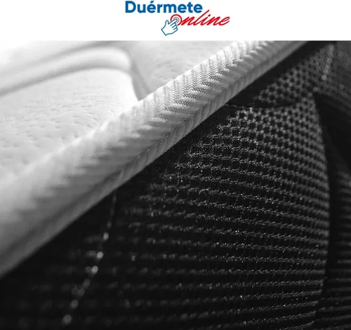 Miniatura 4 de DUÉRMETE ONLINE - Paquete completo de ahorro de cama con colchón de espuma viscoelástica Visco Pocket + base de listones anchos + patas roscadas