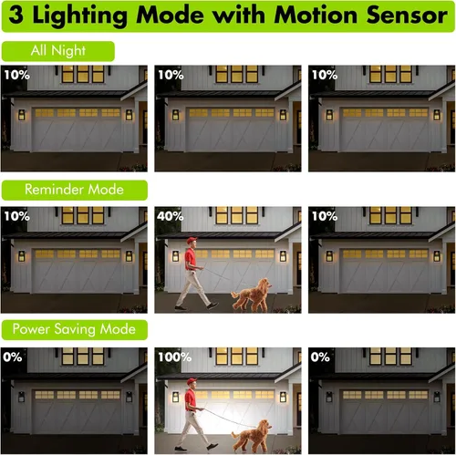 Miniatura 6 de Luces de pared solares al aire libre BRIMMEL con sensor de movimiento - 600 lúmenes, luces de aplique solares de aluminio para exteriores
