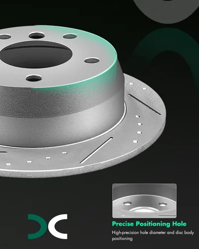 Miniatura 5 de SCITOO Kits de rotores de freno de disco trasero para Jeep Grand Cherokee 1999-2004
