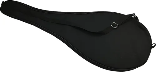 Cubierta de raqueta de tenis individual Bolsa de raqueta de tenis acolchada ligera Negro