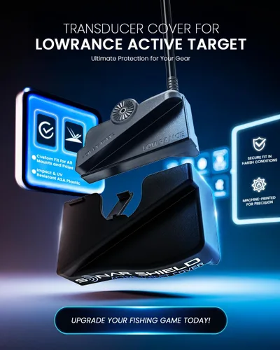 Miniatura 3 de Sonar Shield Transducer Cover for Lowrance Active Target & Active Target 2 – Pro Series Impact-Resistant Travel Case
