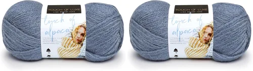 Miniatura 29 de Lion Brand Yarn (1 madeja) Hilo Touch of Alpaca, Carmesí