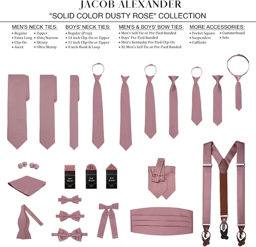 Miniatura 6 de Jacob Alexander Pañuelo de bolsillo para hombre de color sólido
